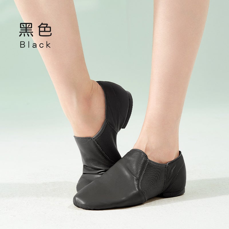 Dance Shoes For Women, Genuine Leather Jazz Dance Shoes, Adult Ballet Soft-Soled Practice Shoes, Teacher-Specific Latin Dance Body Shape Cat Claw Shoes - Image 1